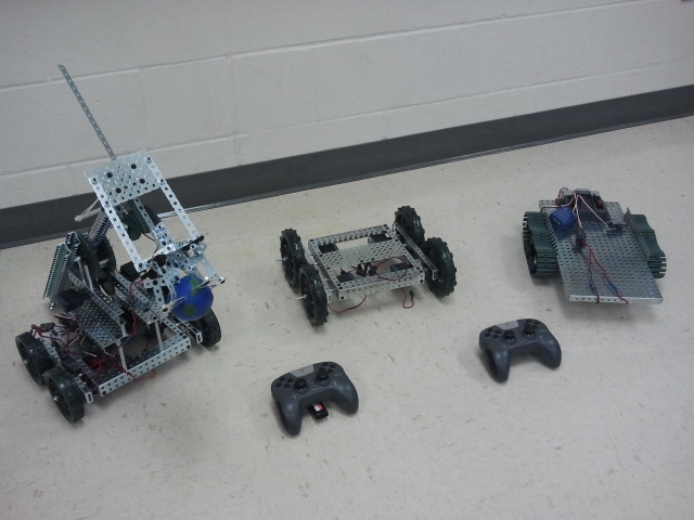Project Lead The Way Engineering Class Robots