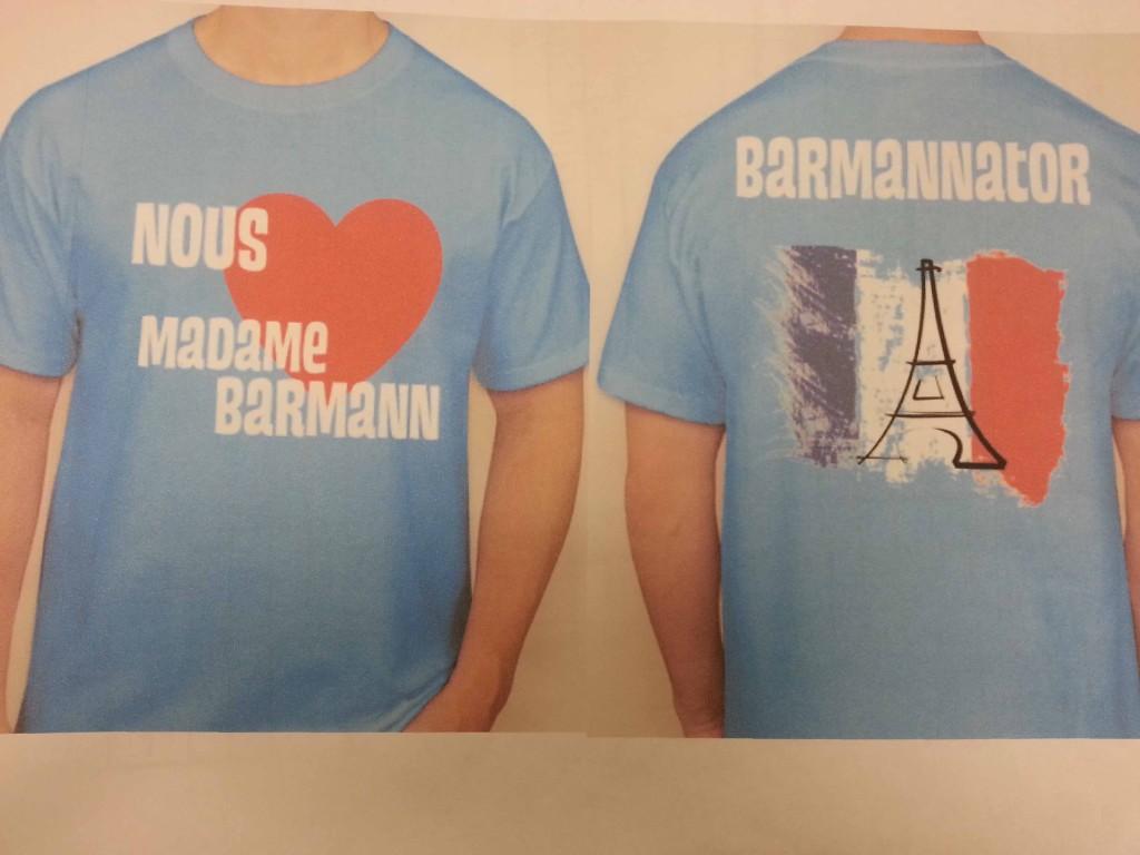 Students Selling T-Shirts To Honor Barmann