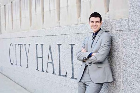 Harris at City Hall