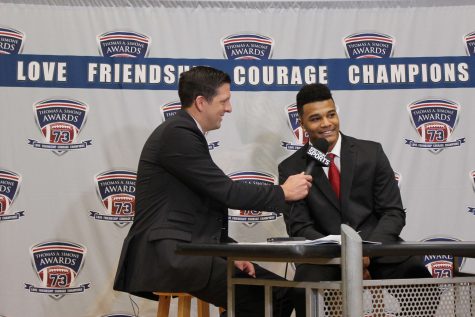 Running Back Ross Earns Thomas A. Simone Award
