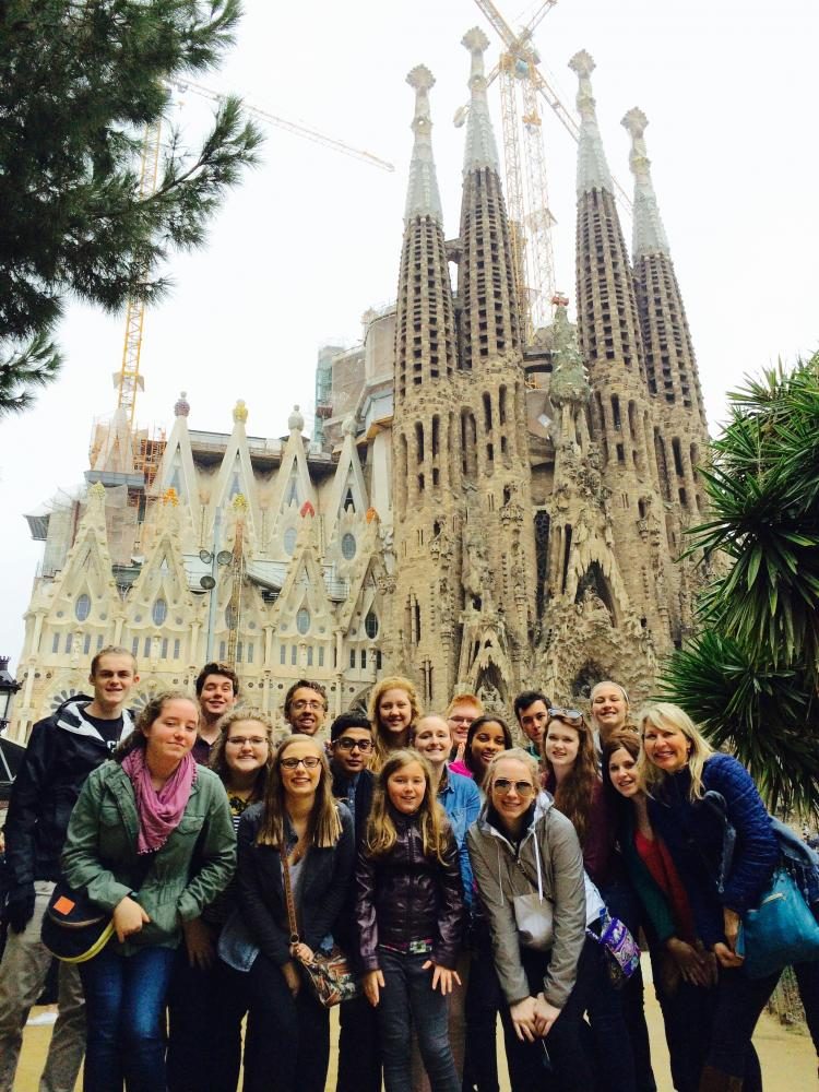 In March of 2016, the Spanish modern language class took the last trip to Spain. This year a new group of students will be traveling to Peru in March of 2018.