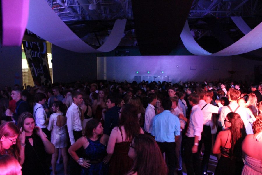 At the Homecoming dance Sept. 23, 2017, more than 700 student showed up. It was the biggest turnout in school history. “The ‘Cupid Shuffle’ dance was my favorite because everyone was able to dance to it. I also liked this year’s dance better than last year’s because there was more participation,” said sophomore Cole Chambers. 