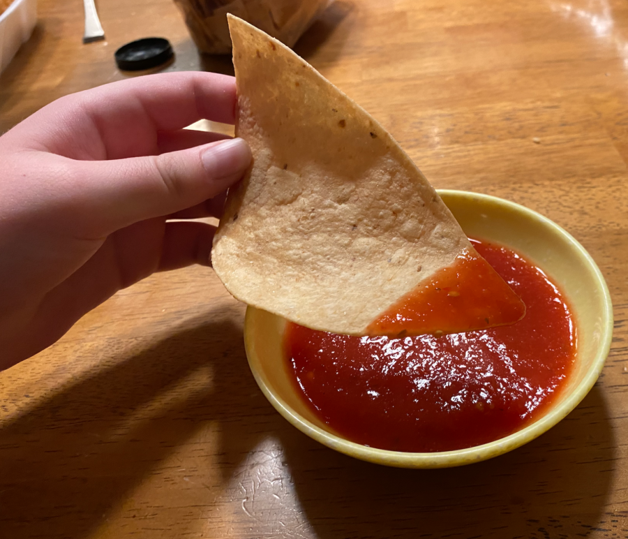 Chips and salsa from Rancho Grande Cantina