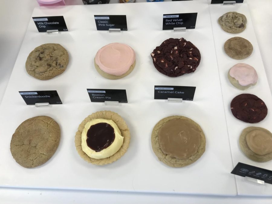 Crumbl's classic pink sugar cookie leaving weekly menu