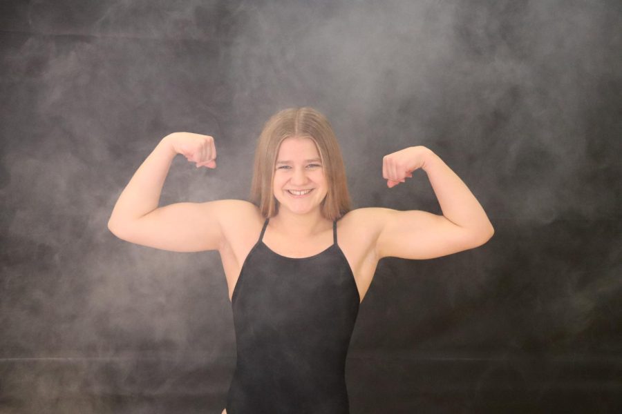 Jacey McGraw poses at Winter Sports Media Day Nov. 17. 