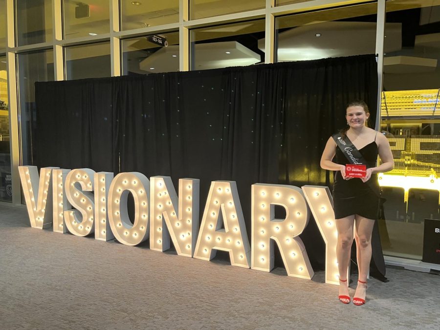 Student Visionary of the Year Vincie Nelson 