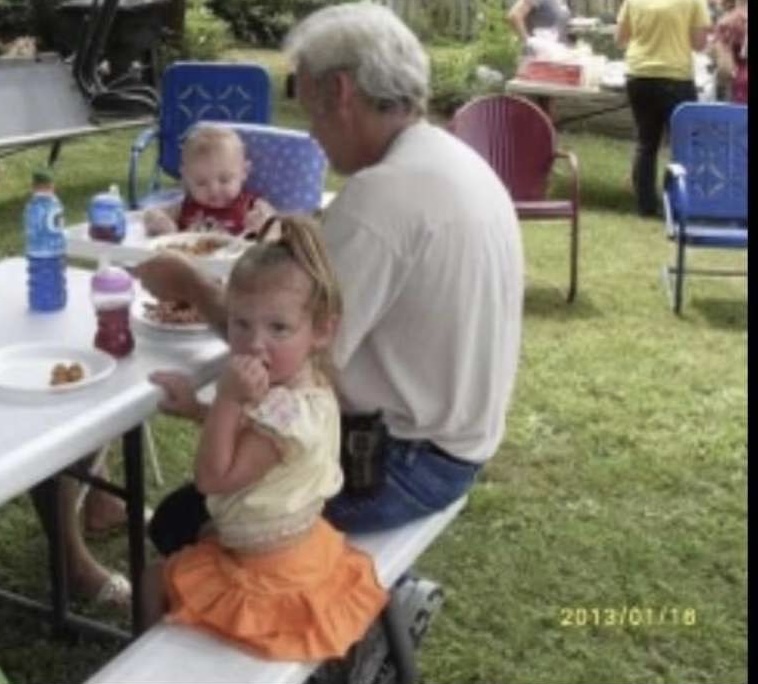 File photo: Olivia Marcille and her grandfather