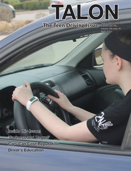 Talon magazine, Teen Driving Issue, April 2016, Volume 8, Issue 4