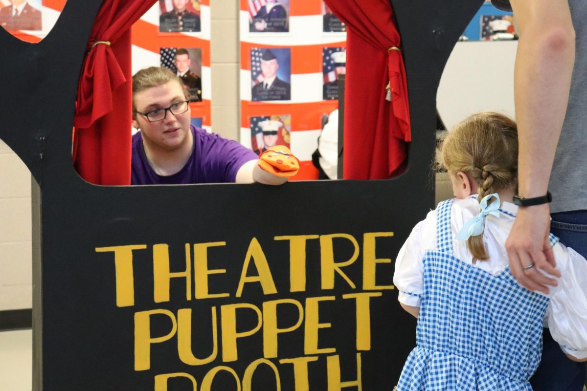 Interact club hosts Halloween Hallways for the feeder schools Oct. 30. Clubs and activities hosted booths with activities and candy.