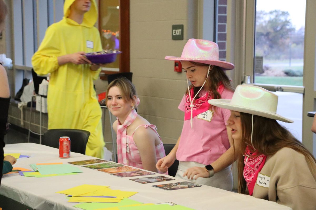 Interact club hosts Halloween Hallways for the feeder schools Oct. 30. Clubs and activities hosted booths with activities and candy.