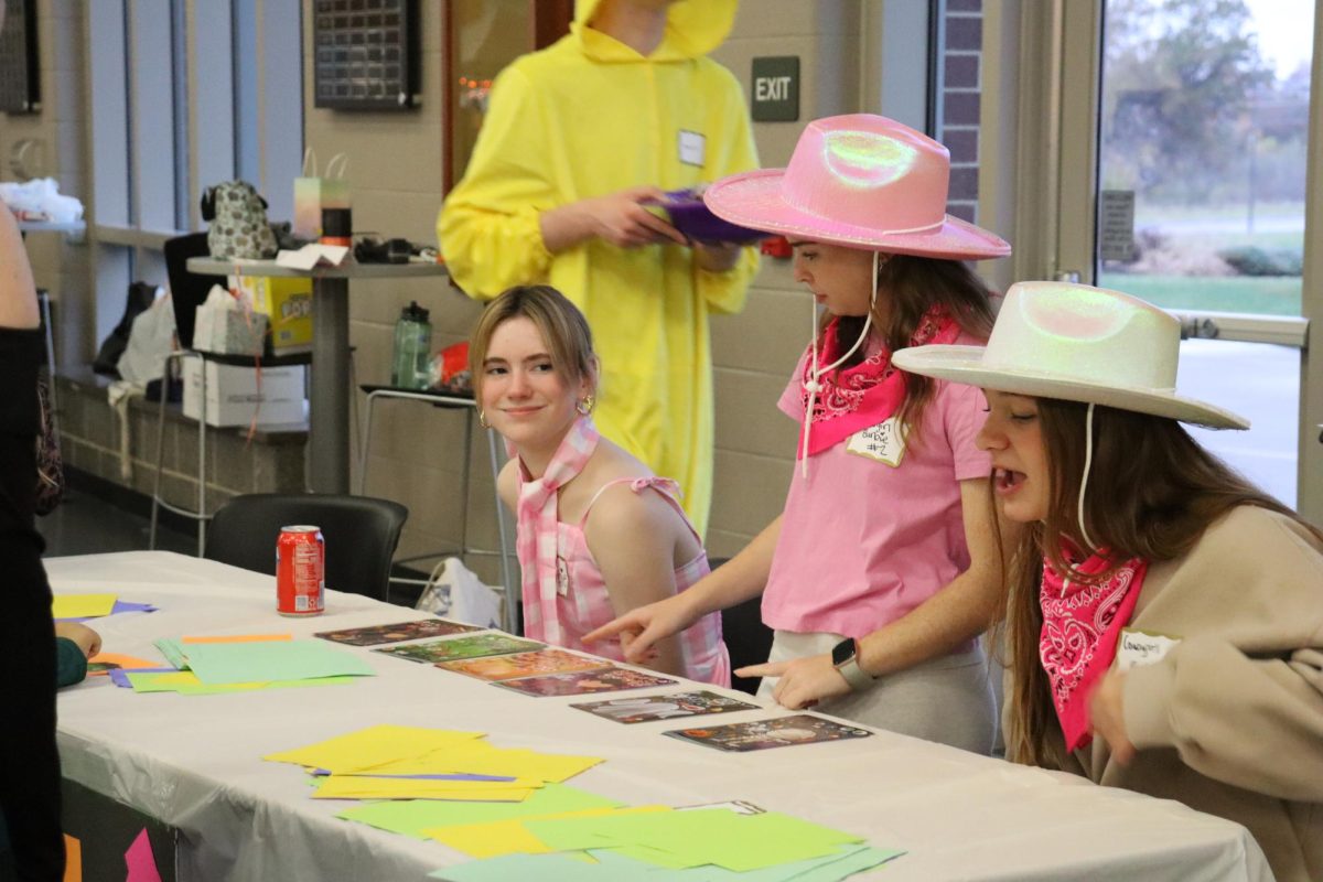 Interact club hosts Halloween Hallways for the feeder schools Oct. 30. Clubs and activities hosted booths with activities and candy.