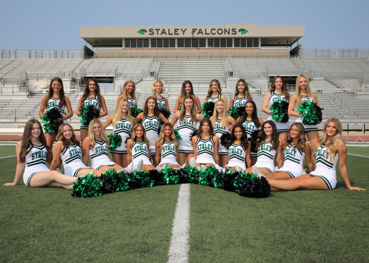 Varsity Cheerleading
2024-2025
Front: Mckenna Wilson, Claire Rust, Isabella Grossman, Isabella Stang, Madelyn Aydogen, Eleanor Hihath, Laylah Baker, Saylor Statler, Isabella Mclaughlan, Gabriella Garcia 
 
Middle: Lauren Hanchette, Jillian Burks, Dailee Parks, Brooklynn Fares, Olivia Camacho
 
Last: Aisley Lewis, Jillian Taney, Mia Jo Curtis, Kirsten Cline, Rachael Waggoner, Haley Schiller, Trinity Sojot, Mattie Zils, Mia Scarcello 