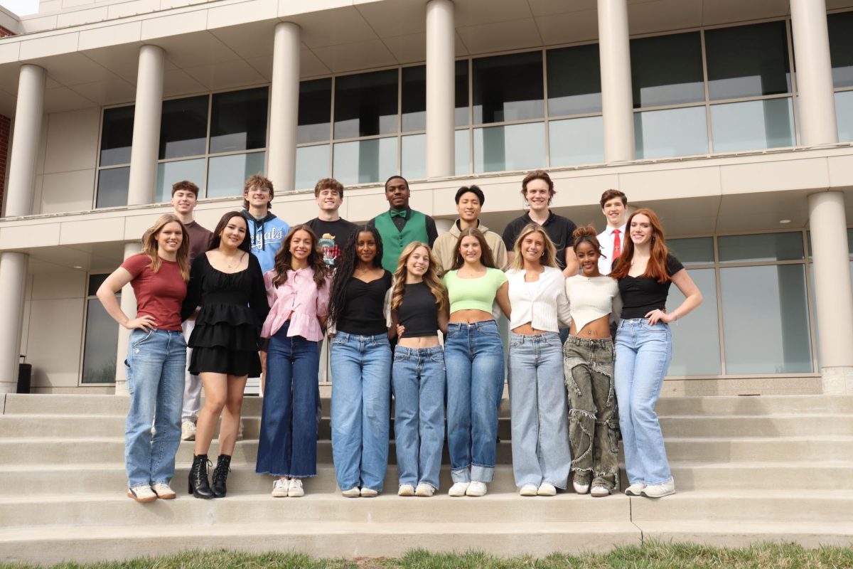 Row 1: Reagan Graybill, Kali Sun, Abigail Coen, Fenani Yassin, Laney Fischer, Ella Pauk, Blair McCammon, Jaidyn Keith, Abigail Malena; Row 2: Benjamin Gum, Ryan Cascio, David Gleason,
Jeremiah Kelley, Aiden Cuellar, Liam Bransfield, Cooper Tolin; Not Pictured: Ellie Hanchette,
Vincie Nelson, Hudson Abels, Patrick McWilliams, Jeppe Thomsen