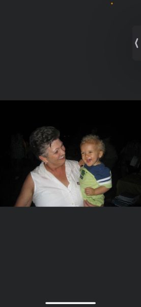 Adam Brown and his grandmother