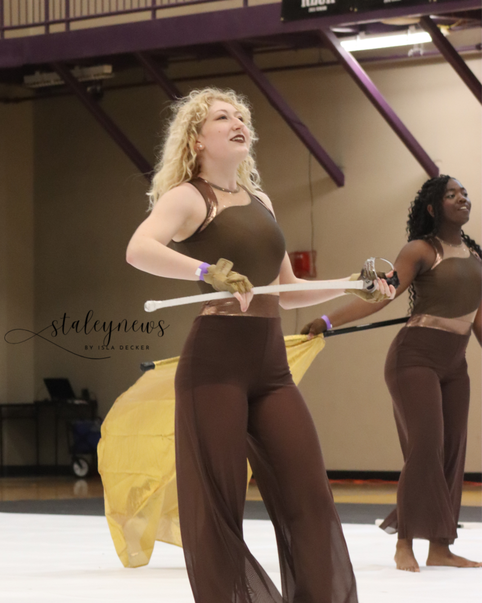 Diamonds Winter Guard Competes In Belton
