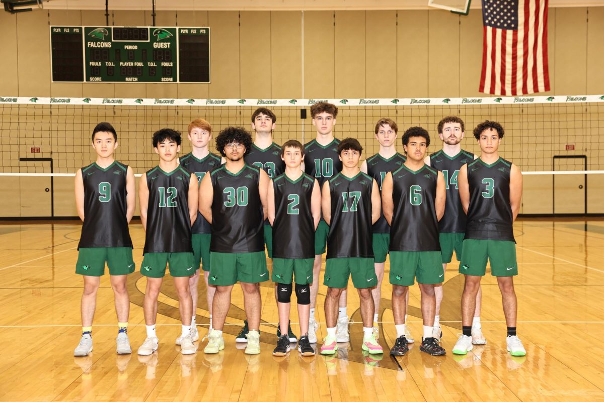 Varsity Boys Volleyball 2026: Row 1: Andy Phung, Harrison Manivong, Jubencio Hernandez, Brady Altenhofen, Francesco Pallavicini, Marcos Lima De Souza, Jamin Callaway Row 2: Lawson Stuhlsatz, Nathan Fuksa, Brandon Stearns, Roman Painter, Cody Treadway    