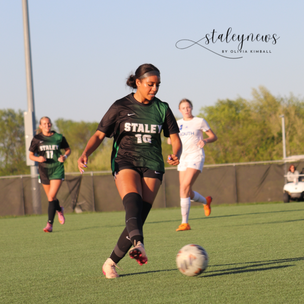 The girls soccer team played at home tonight against Blue Springs South High School. The final score was 0-2.
