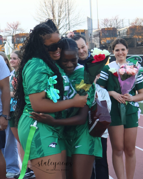 The flag football team honored eight seniors before their game against Raymore-Peculiar High School.

The game ended in a 13-32 loss.