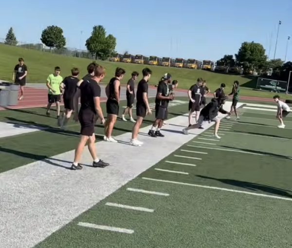Football Team Grinding For Next Season